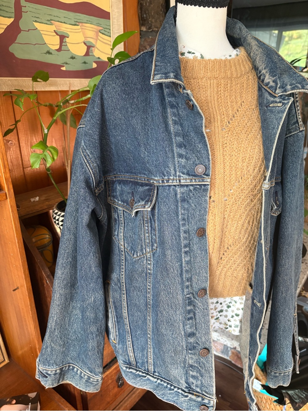 Oversize Levis Muddy Wash Trucker Jean Jacket 2XL
